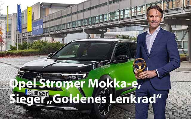 Elektroauto Opel Mokka-e, Sieger Goldenes-Lenkrad