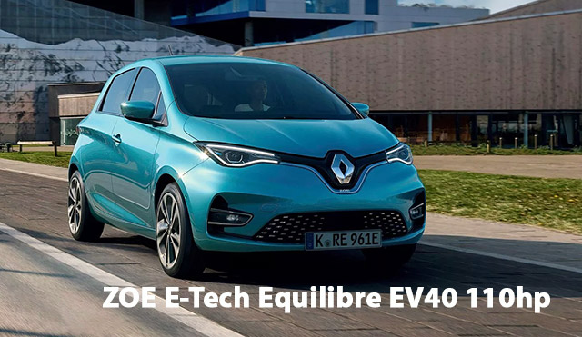 Elektroauto Renault ZOE E-Tech Equilibre EV40 110hp hat eine Reichweite von 302 km