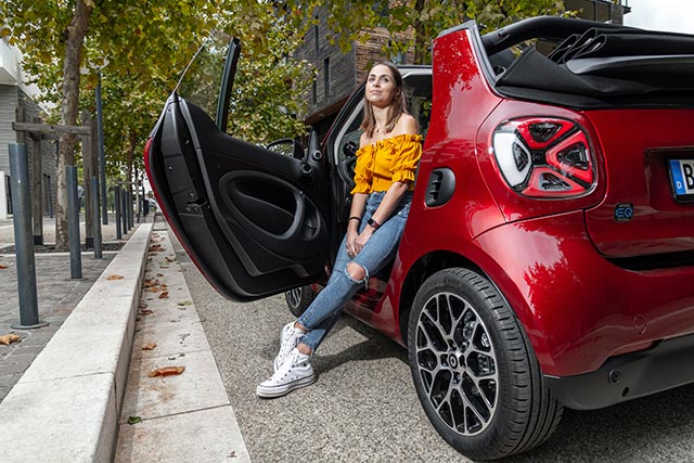 Elektroauto Smart EQ fortwo cabrio ist die Freiheit in der Stadt