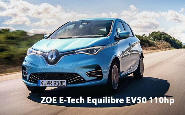 Elektroauto Renault ZOE E-Tech Equilibre EV50 110hp hat eine gute Reichweite von 395 km